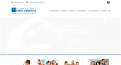 Desktop Screenshot of fondazionemanziana.it